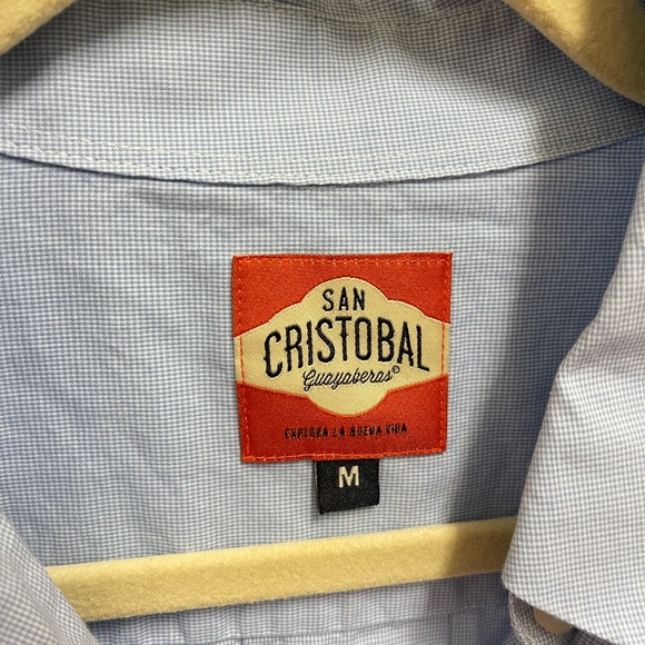 San Cristobal Plaid Guayabera Dress - Picture 4 of 11